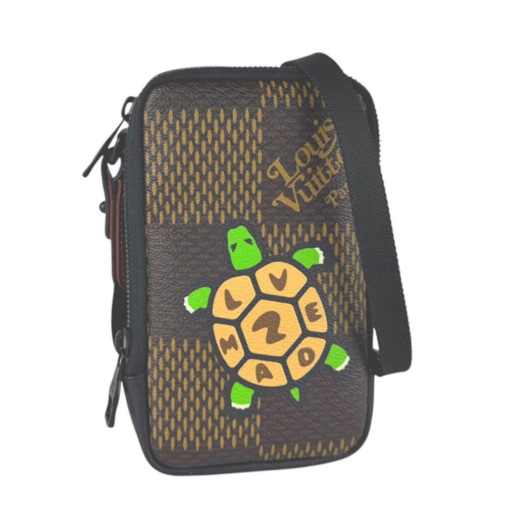 Louis Vuitton LOUIS VUITTON Shoulder Bag Damier Giant NIGO Collaboration Doub...